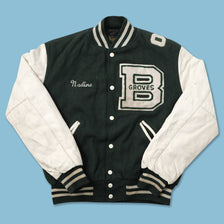 Vintage College Wool Jacket Medium 