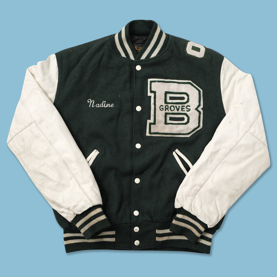 Vintage College Wool Jacket Medium 