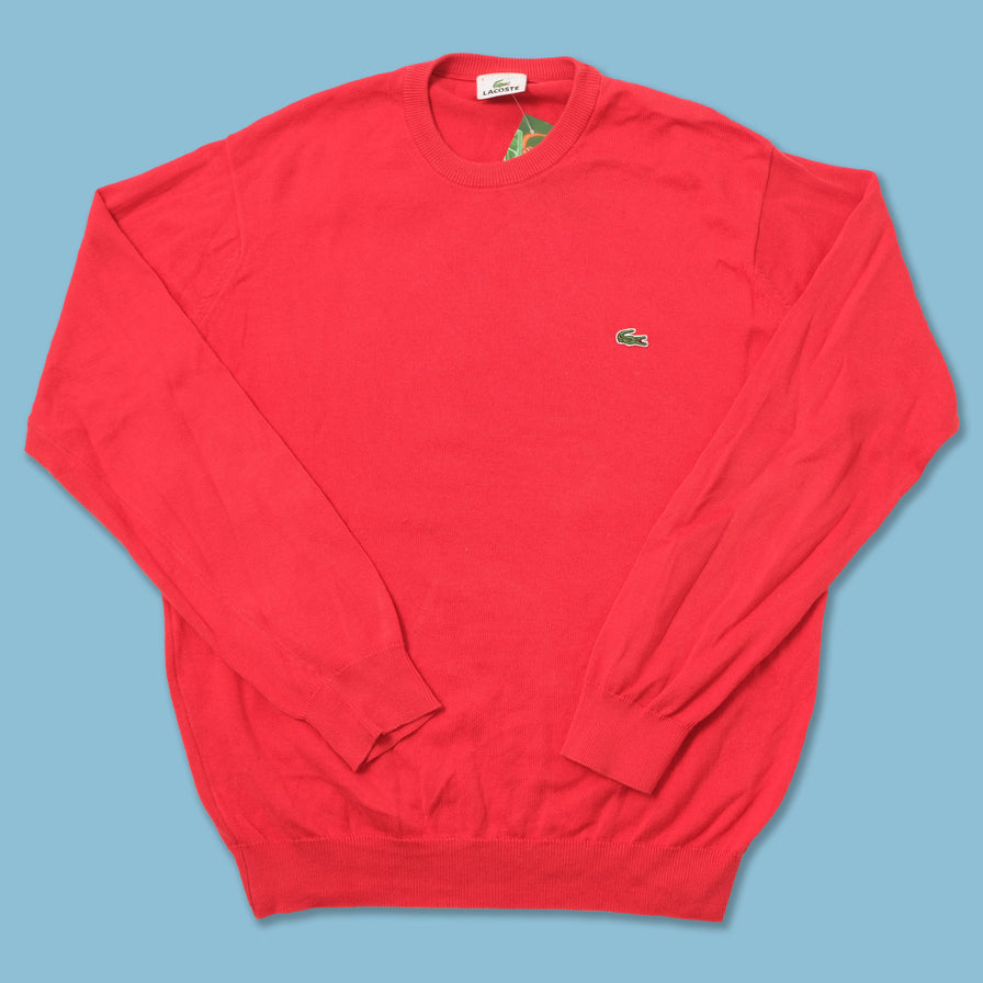 Vintage Lacoste Knit Sweater Medium 