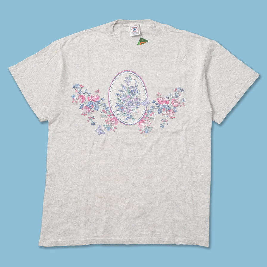 Vintage Flower T-Shirt Large 