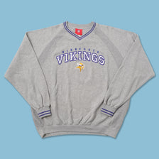 Vintage Minnesota Vikings V-Neck Sweater XXLarge 