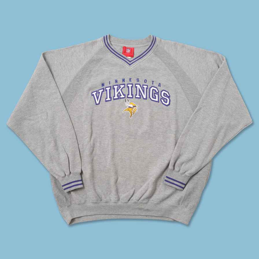 Vintage Minnesota Vikings V-Neck Sweater XXLarge 