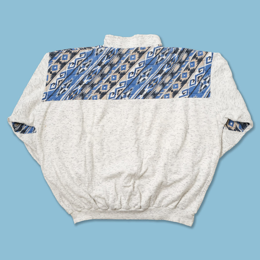 Vintage Reebok Q-Zip Sweater Large 