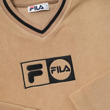 Vintage Fila V-Neck Fleece Large 