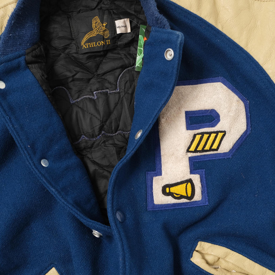 Vintage College Wool Jacket Medium 