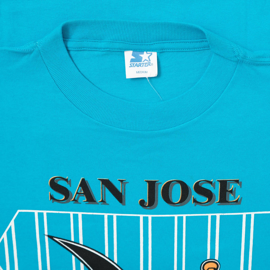 Vintage DS 1992 Starter San Jose Sharks T-Shirt Medium 