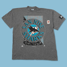 Vintage DS 1993 Starter San Jose Sharks T-Shirt Medium 