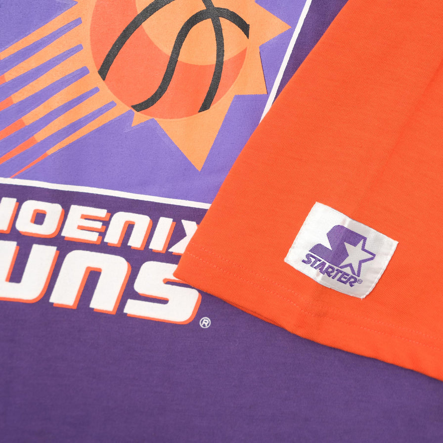 Vintage DS Starter Phoenix Suns Hooded T-Shirt XLarge 