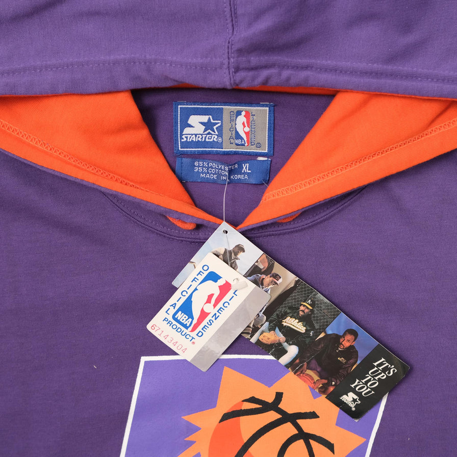 Vintage DS Starter Phoenix Suns Hooded T-Shirt XLarge 