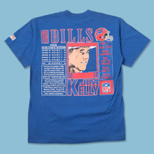 Vintage DS 1991 Jim Kelly Buffalo Bills T-Shirt Medium 