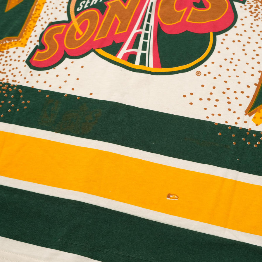 Vintage DS Seattle SuperSonics T-Shirt Large 