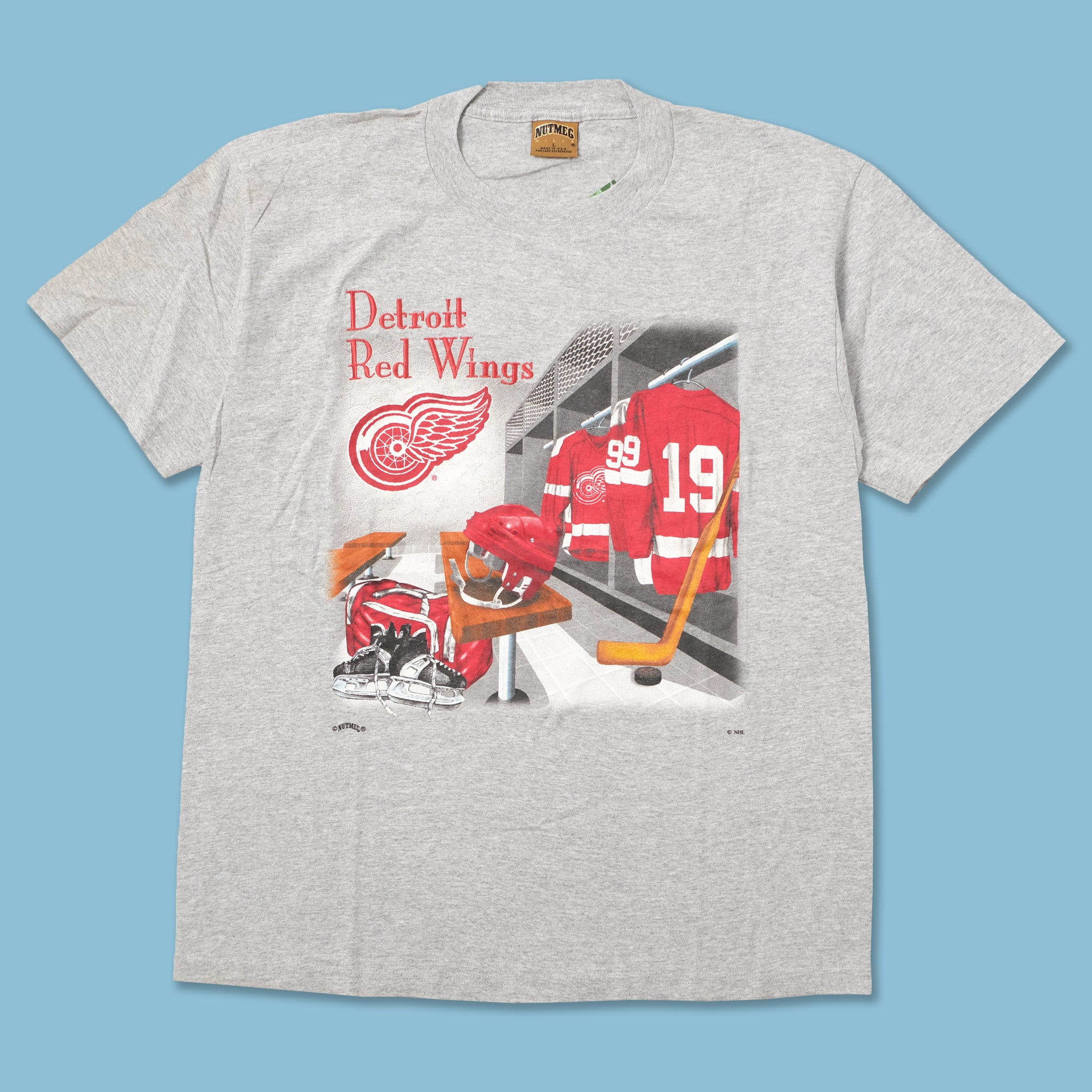 Official detroit red wings vintage walk tall shirt - PT2D