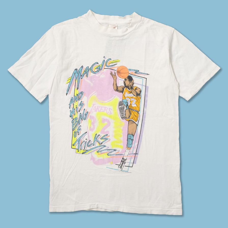 Vintage 1989 Magic Johnson T-Shirt Medium 