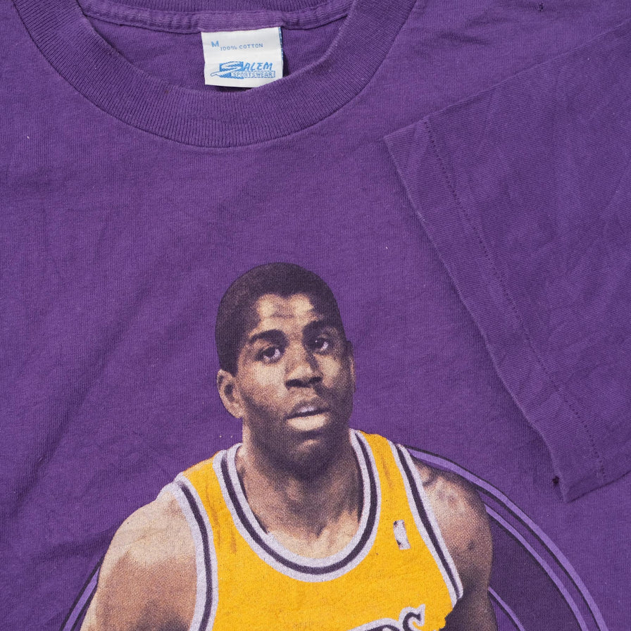 Vintage 1990 Magic Johnson T-Shirt Medium 