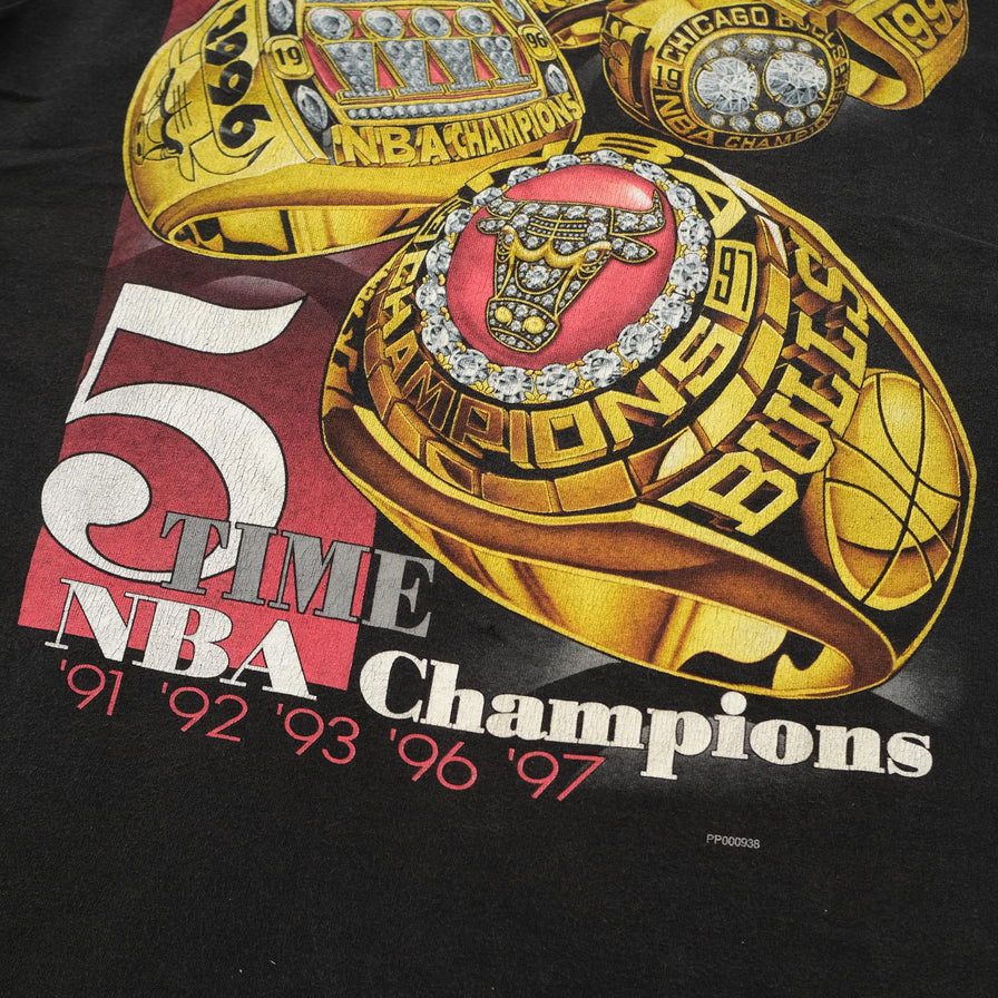 Vintage 1997 Chicago Bulls T-Shirt Medium 