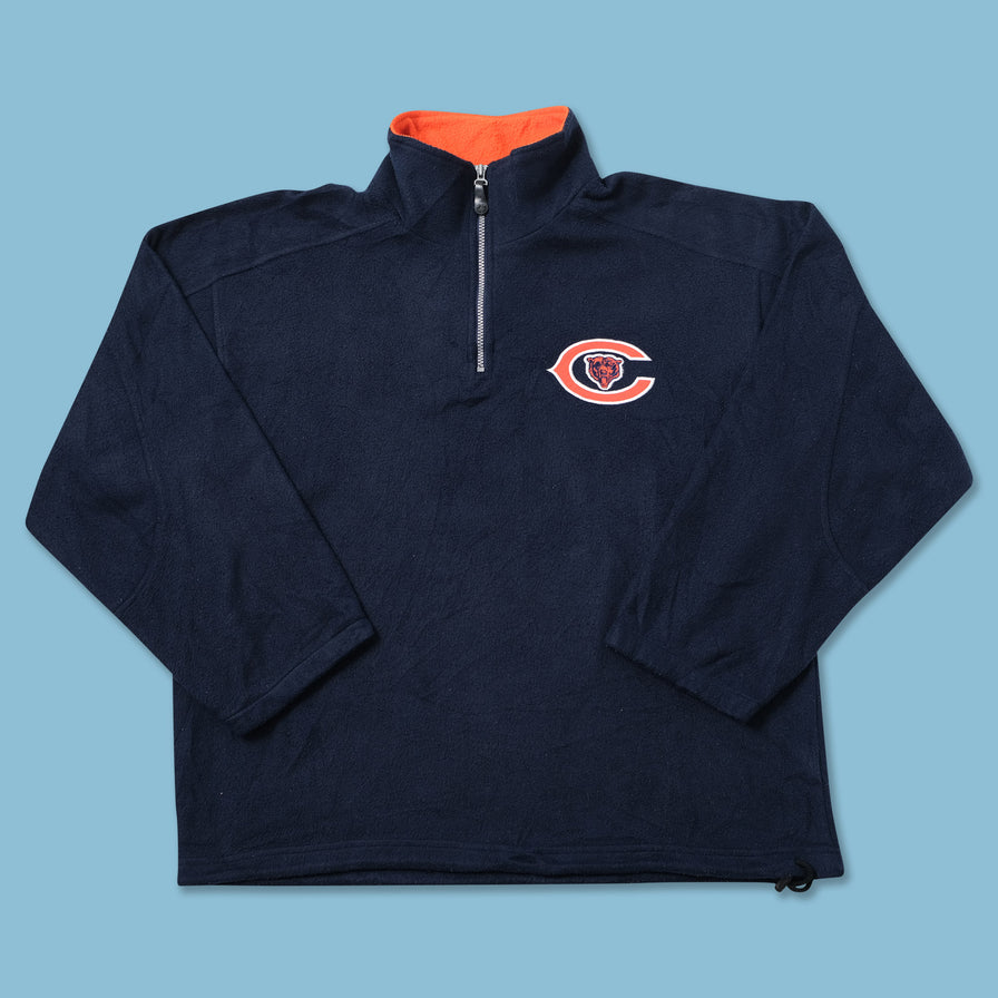 Vintage Chicago Bears Q-Zip Fleece XLarge 