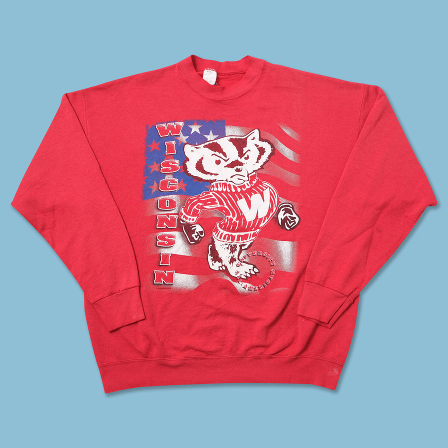 Vintage Wisconsin Badgers Sweater Large 