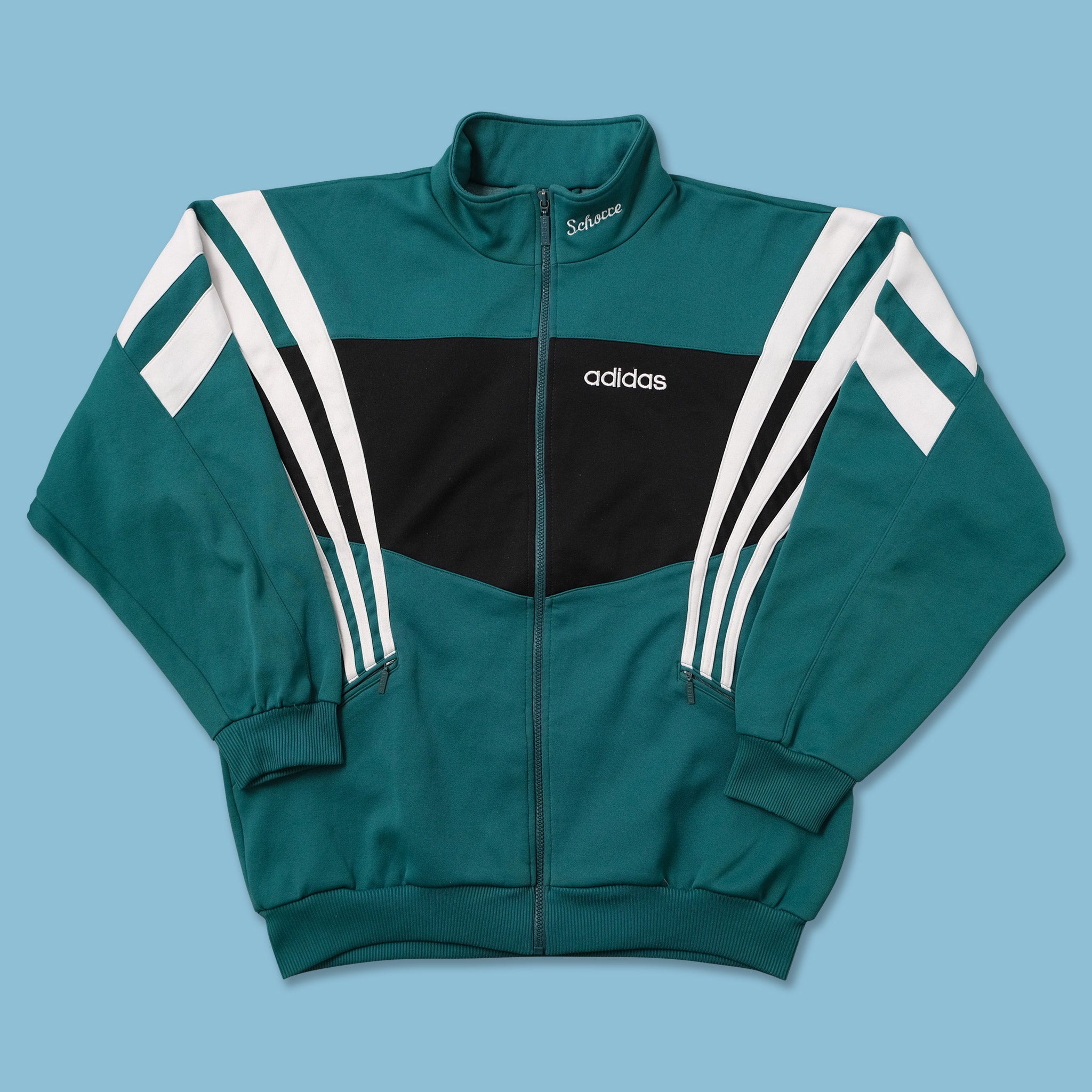 Track Jacket Adidas Trainingsanzug Retro Grün Adidas