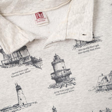 Vintage Lighthouse Sweater XLarge 