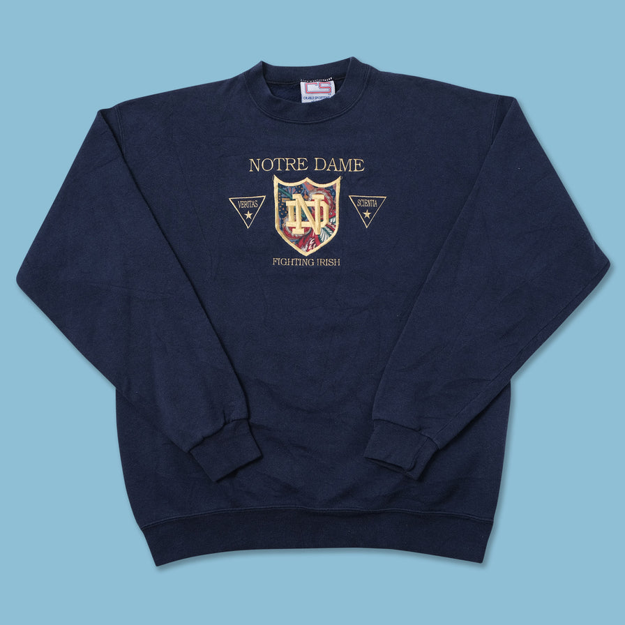 Vintage Notre Dame Fighting Irish Sweater Large 