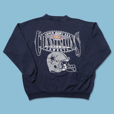 Vintage 1995 Dallas Cowboys Super Bowl Sweater Medium 