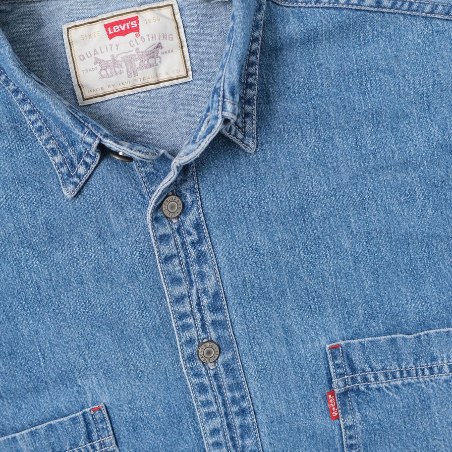 Vintage Levis Denim Shirt Medium 