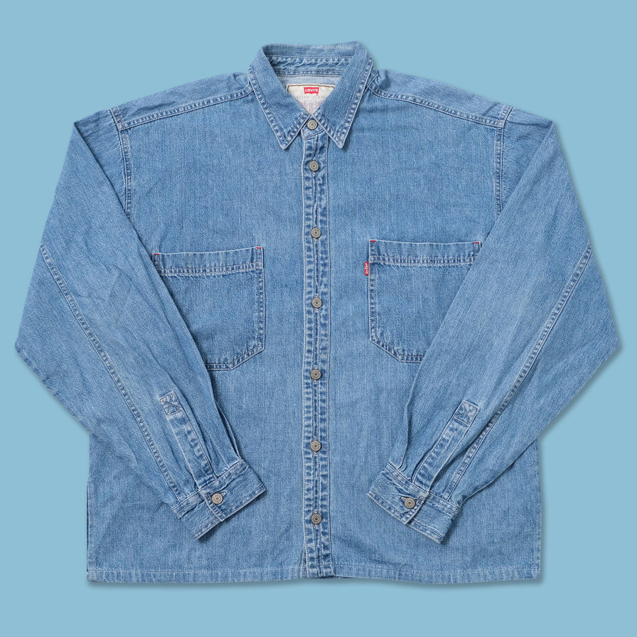 Vintage Levis Denim Shirt Medium 