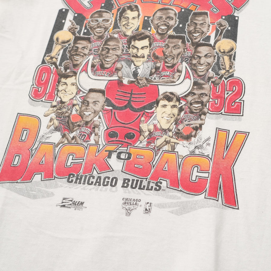 Vintage 1992 Chicago Bulls T-Shirt Medium 