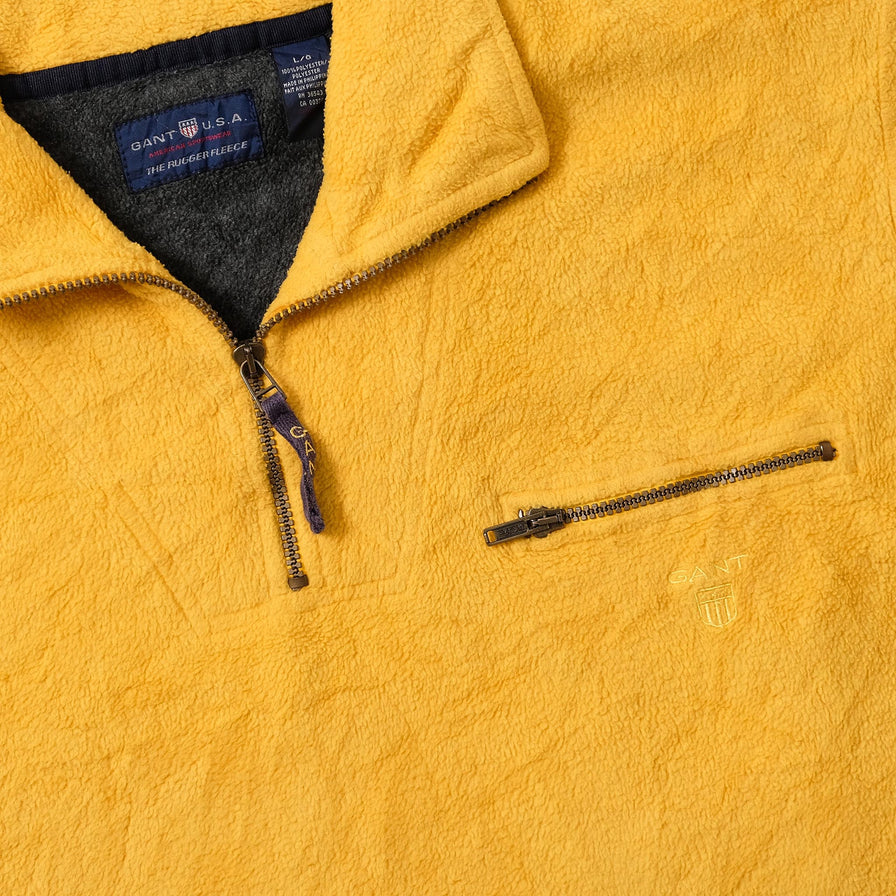 Vintage Gant Q-Zip Fleece XLarge 