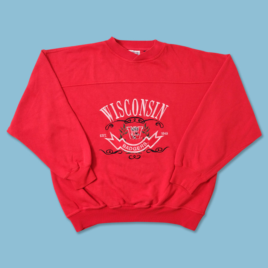 Vintage Wisconsin Badgers Sweater Large 