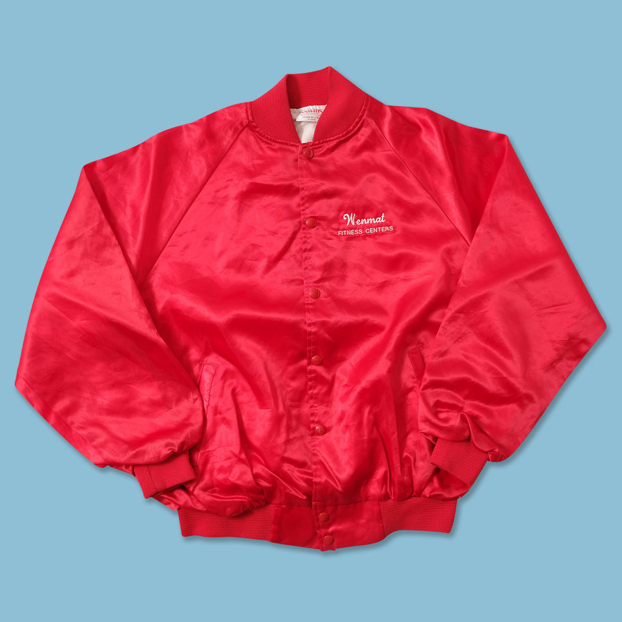 Vintage Satin College Jacket Large 