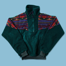 Vintage Women's Columbia Half Zip Fleece Small 