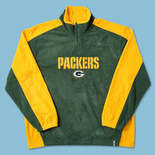 Vintage Green Bay Packers Q-Zip Fleece XLarge 