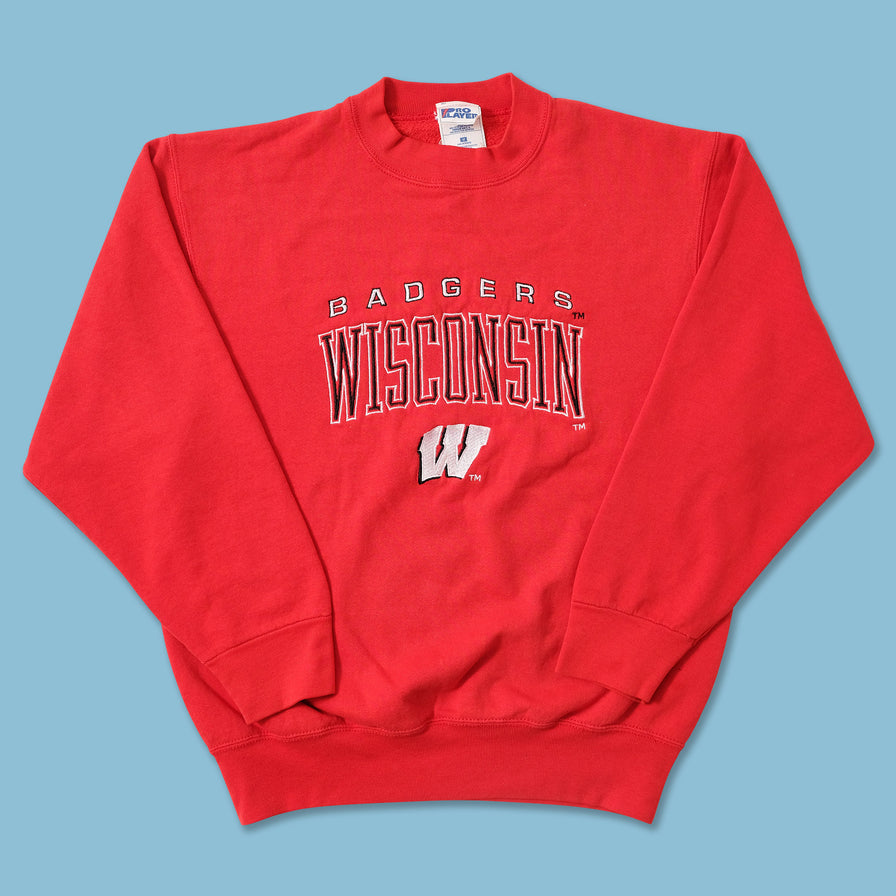 Vintage Pro Player Wisconsin Badgers Sweater Medium 