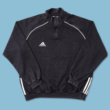 Vintage adidas Q-Zip Sweater Large 