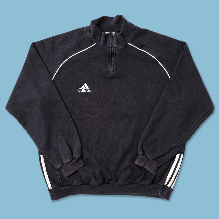 Vintage adidas Q-Zip Sweater Large 