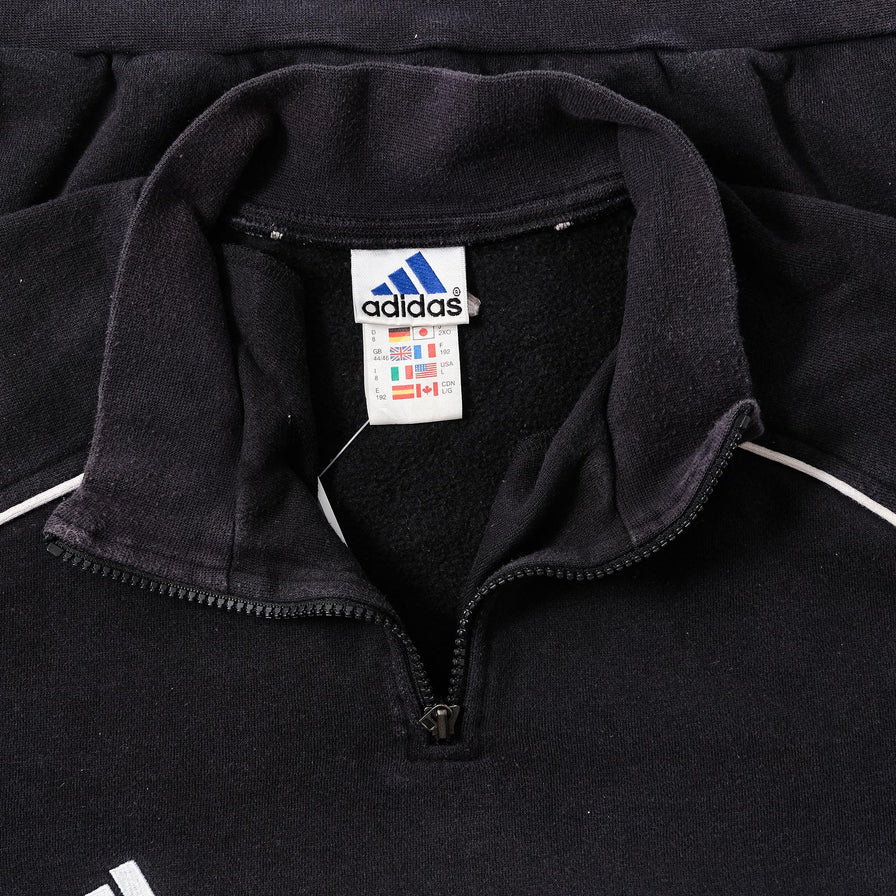 Vintage adidas Q-Zip Sweater Large 