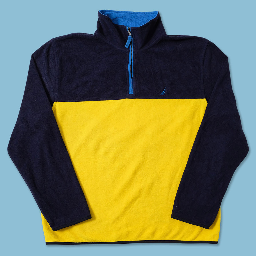 Vintage Nautica Q-Zip Fleece Large 