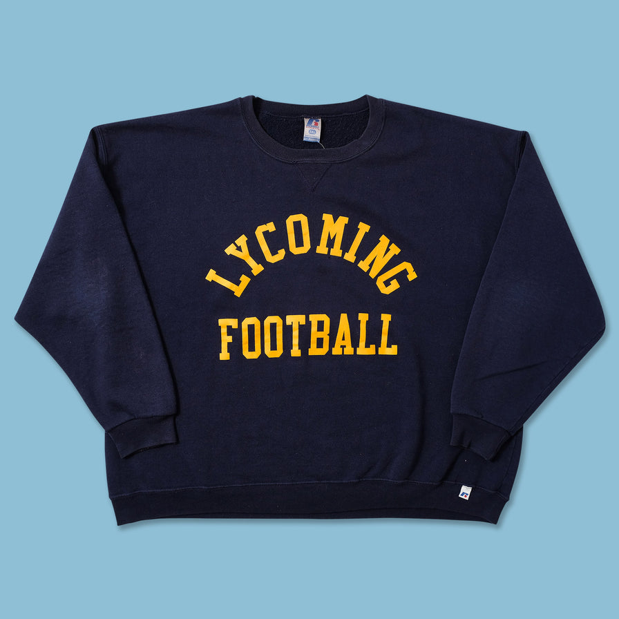 Vintage Russell Athletic Lycoming Football Sweater 3XLarge 