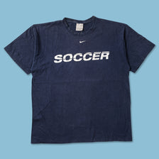 Vintage Nike Soccer T-Shirt Large 