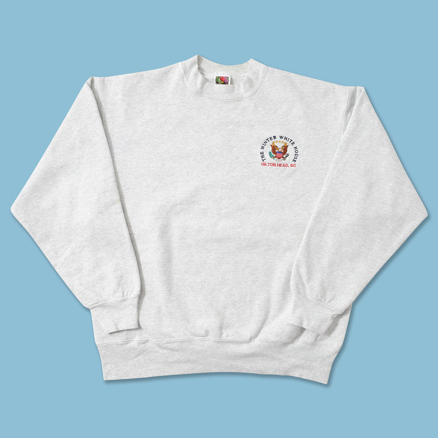 Vintage Winter White House Sweater Large 