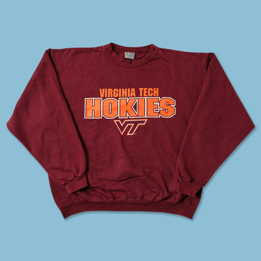 Vintage Virginia Tech Hokies Sweater Large 