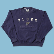 Vintage St. Louis Blues Sweater Medium 