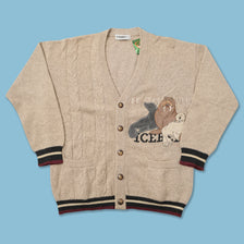 Vintage Iceberg Knit Cardigan Large 