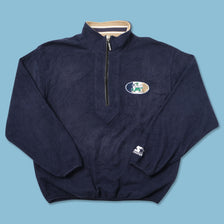 Vintage Starter Notre Dame Half Zip Fleece XLarge 