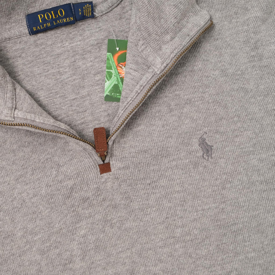 Vintage Polo Ralph Lauren Q-Zip Sweater Small 