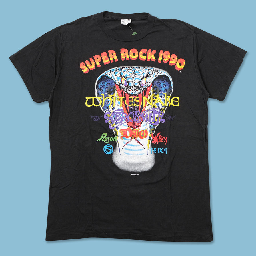 Vintage DS 1990 Super Rock T-Shirt Large 