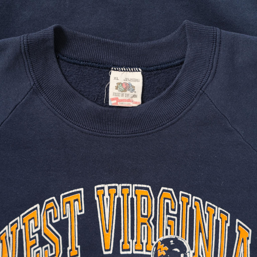 Vintage 1989 West Virginia Sweater Large 