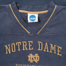 Vintage Notre Dame Fighting Irish V-Neck Sweater XXLarge 