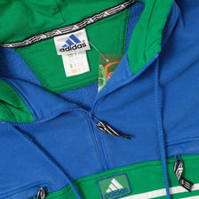 Vintage adidas Q-Zip Hoody Large 